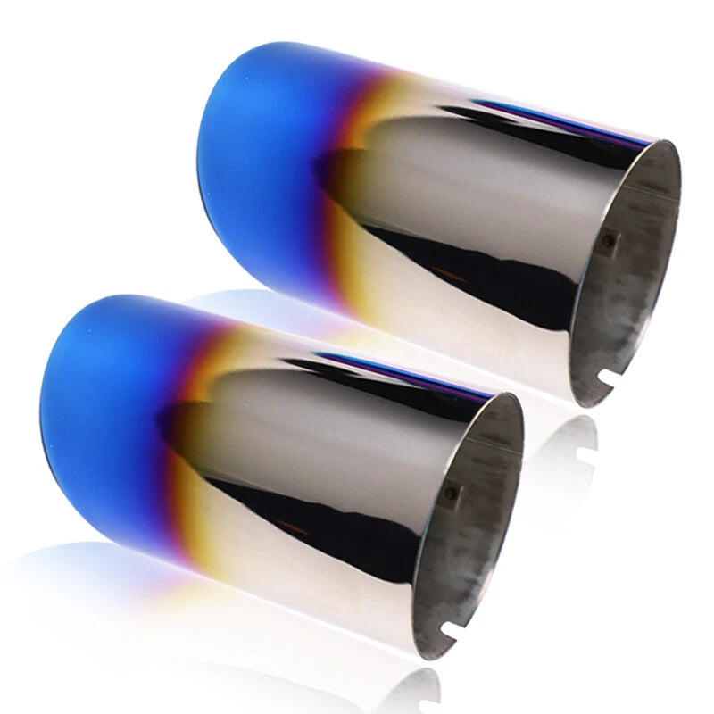 Blue Exhaust Pipe End Tips for Toyota Camry XV70 SE XSE (2018-2022)