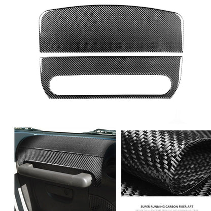 2 x Interior Passenger Armrest Covers for Jeep Wrangler JK (2007-2010)