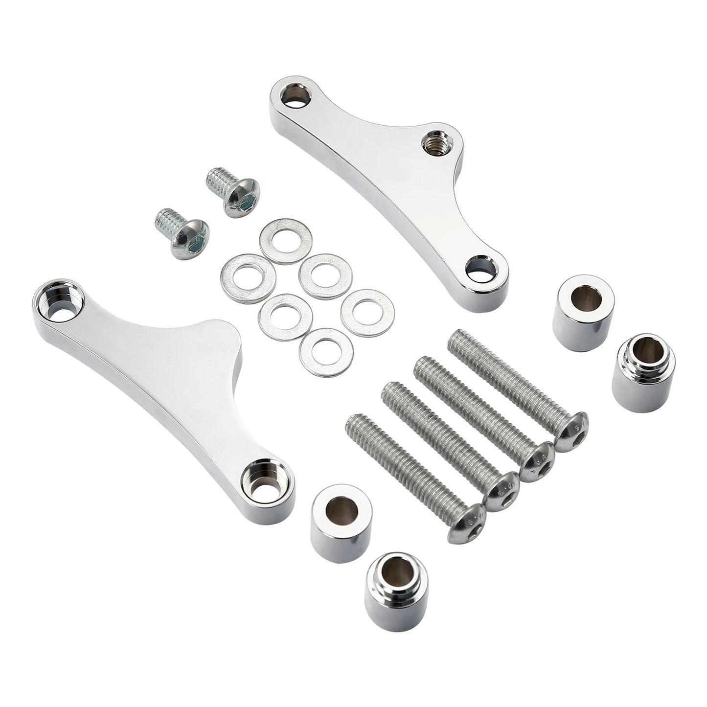 Chrome Front Fender Spacer 21" 23" 26" 30" for Harley Road Glide (2000-2013)