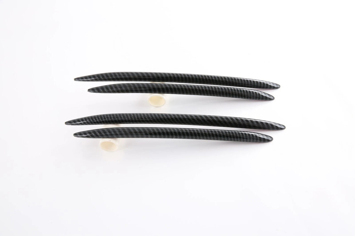 Fiber Front Fog Light Grilles Covers for 2022-2023 Benz C Class AMG Sedan
