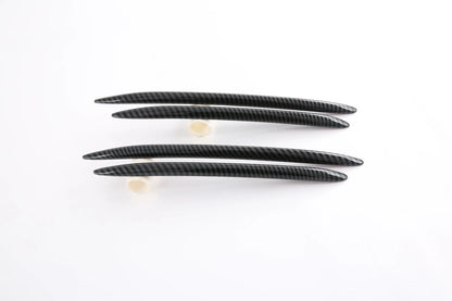 Fiber Front Fog Light Grilles Covers for 2022-2023 Benz C Class AMG Sedan