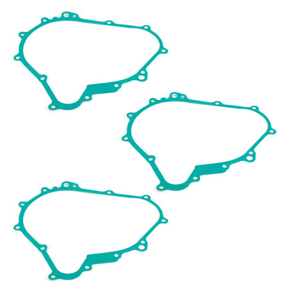 3 x Engine Cover Gaskets for Yamaha YFM 400 450 Grizzly Kodiak Rhino (2000-2014)
