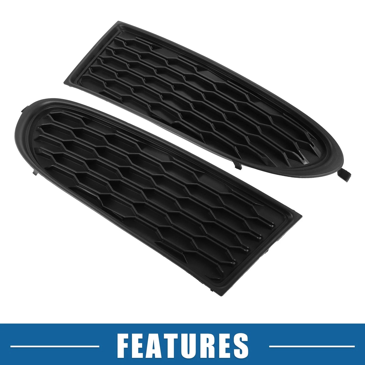 Fog Light Cover Grille for Dodge Journey (2011-2020) Black