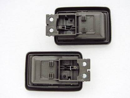 Inner Door Handle Pair for Nissan Navara D21 Pickup (1997-2001) Brown Interior
