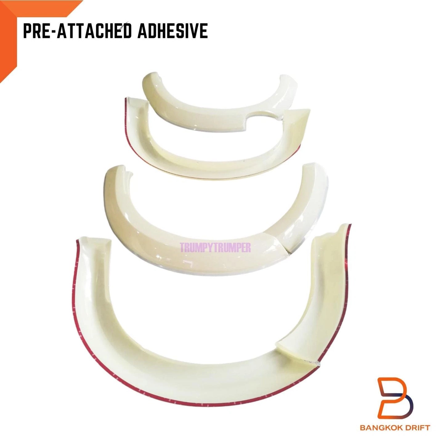 White Fender Flares Wheel Arch for Nissan Navara NP300 D23 ST ST-X (2015-2023)