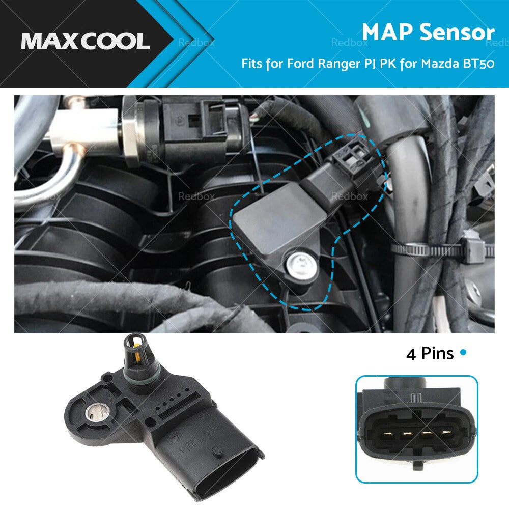 MAP Boost Pressure Sensor for Ford Ranger PJ PK Mazda BT50 (2006-2011)