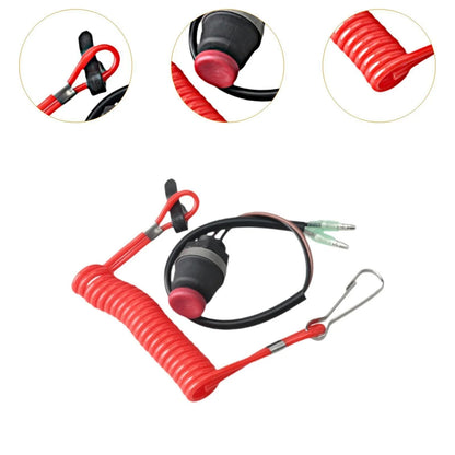 Kill Switch Lanyard Tether Kit for Outboard Motors - Easy Install