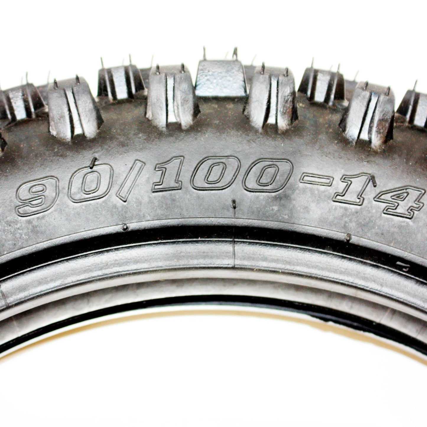 14" Rear Knobby Tire + Tube for PIT PRO Bigfoot Dirt Bike (90-100)
