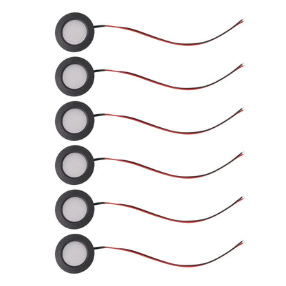 6 Warm White LED Recessed Lights for Boat 12V 3W Energy Saving Design