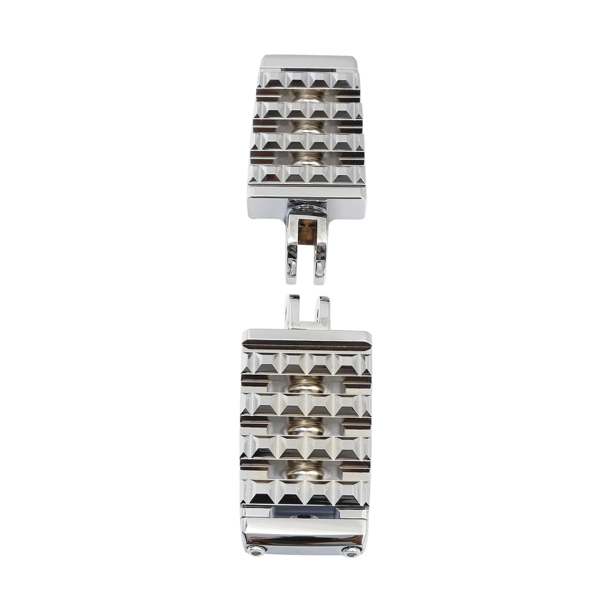 Chrome Driver Foot Pegs for Harley Softail Low Rider Fat Bob (2018-2025)