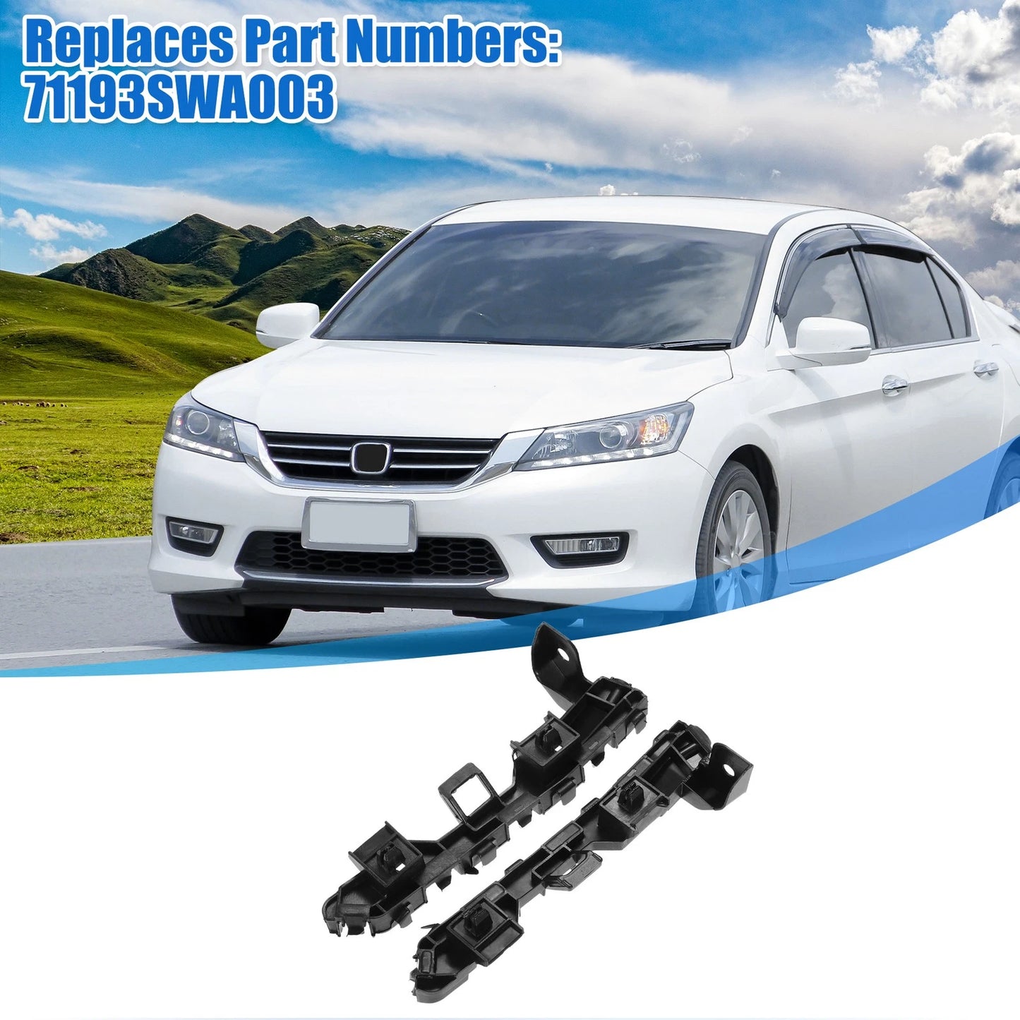 Front Bumper Bracket for Honda Accord (2018-2023) - 2 x Brackets