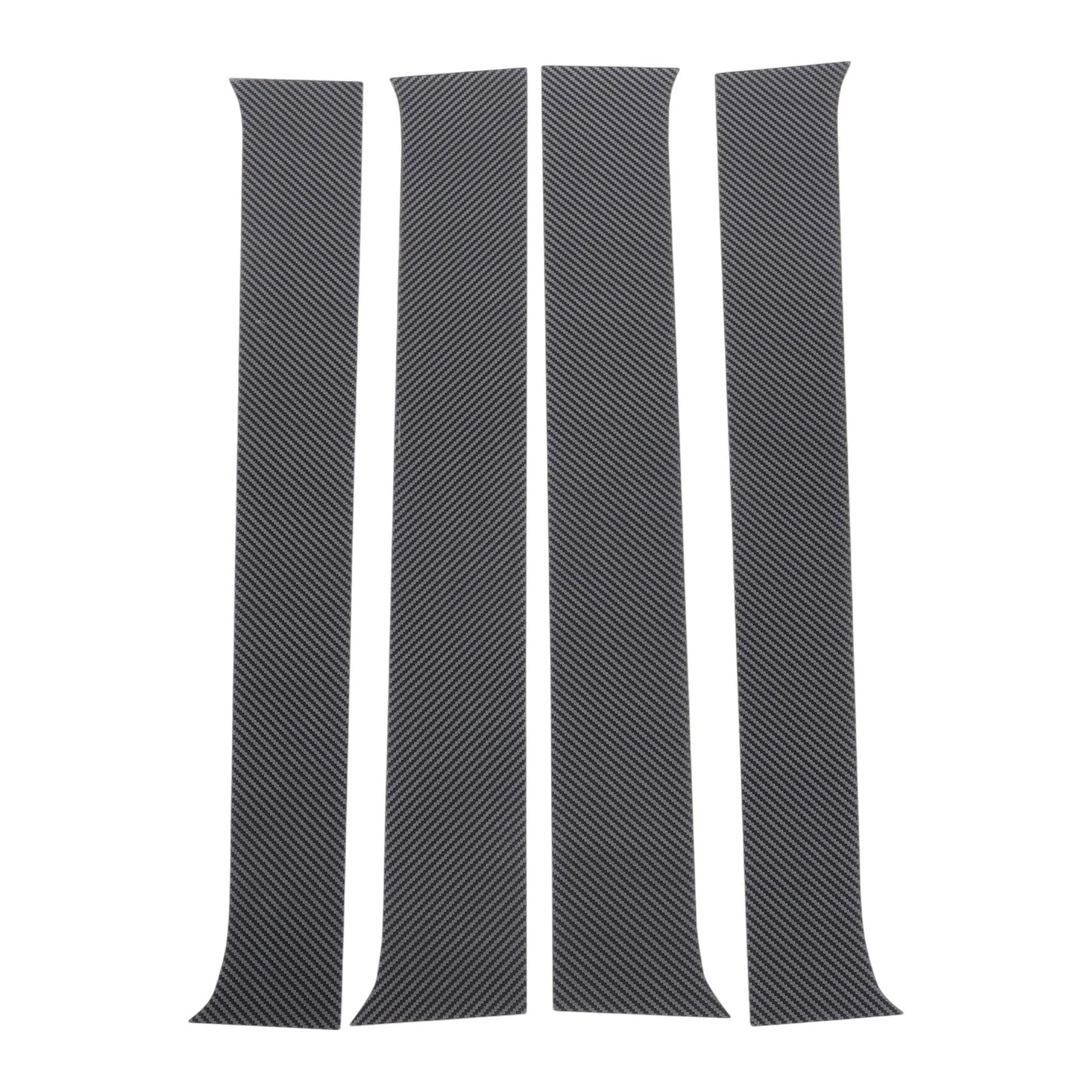 4pcs Door Pillar Window Trim for GMC Canyon (2004 - 2012) Carbon Fiber