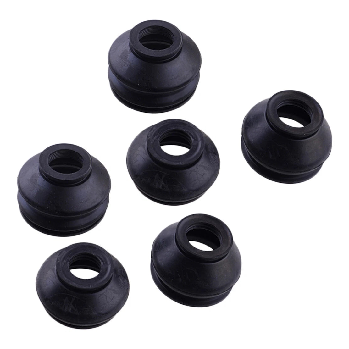 6 x Rubber Dust Boot Covers for Universal Car Tie Track Rod End Ball Joint