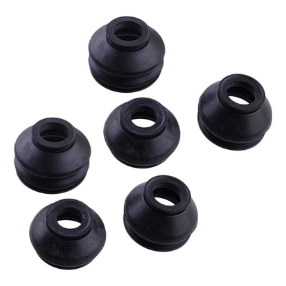 6 x Rubber Dust Boot Covers for Universal Car Tie Track Rod End Ball Joint