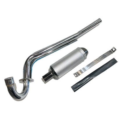 Exhaust Pipe & Muffler for 70cc 90cc 110cc PIT PRO Trail Quad Dirt Bikes ATV