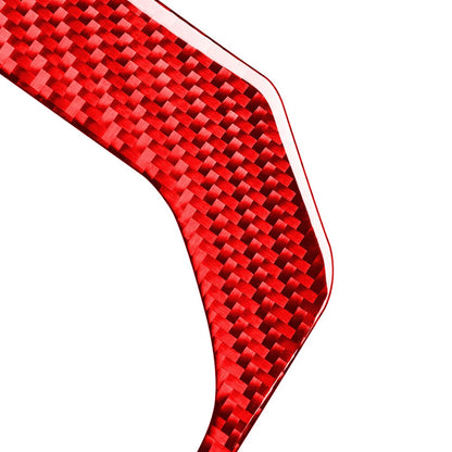 Carbon Fiber Red Gear Shift Panel Cover Trim for Toyota Tundra (2014-2021)