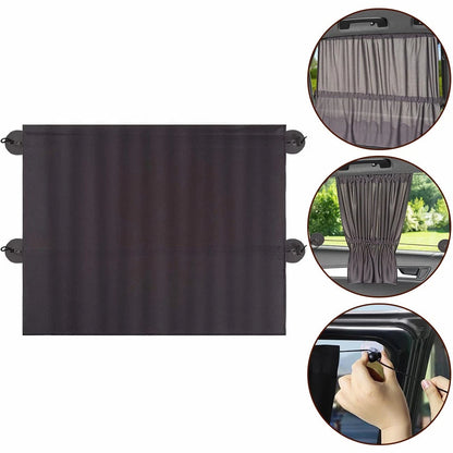 Sun Shade Side for Car Window Curtain Foldable Sunshade