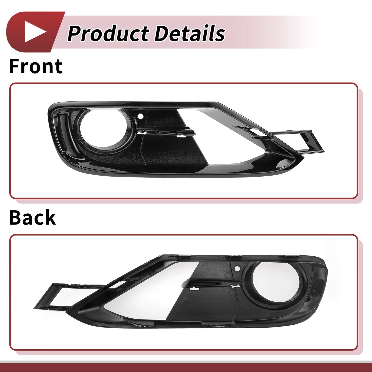 Front Right Fog Light Grill for BMW 3 Series (2012-2017)