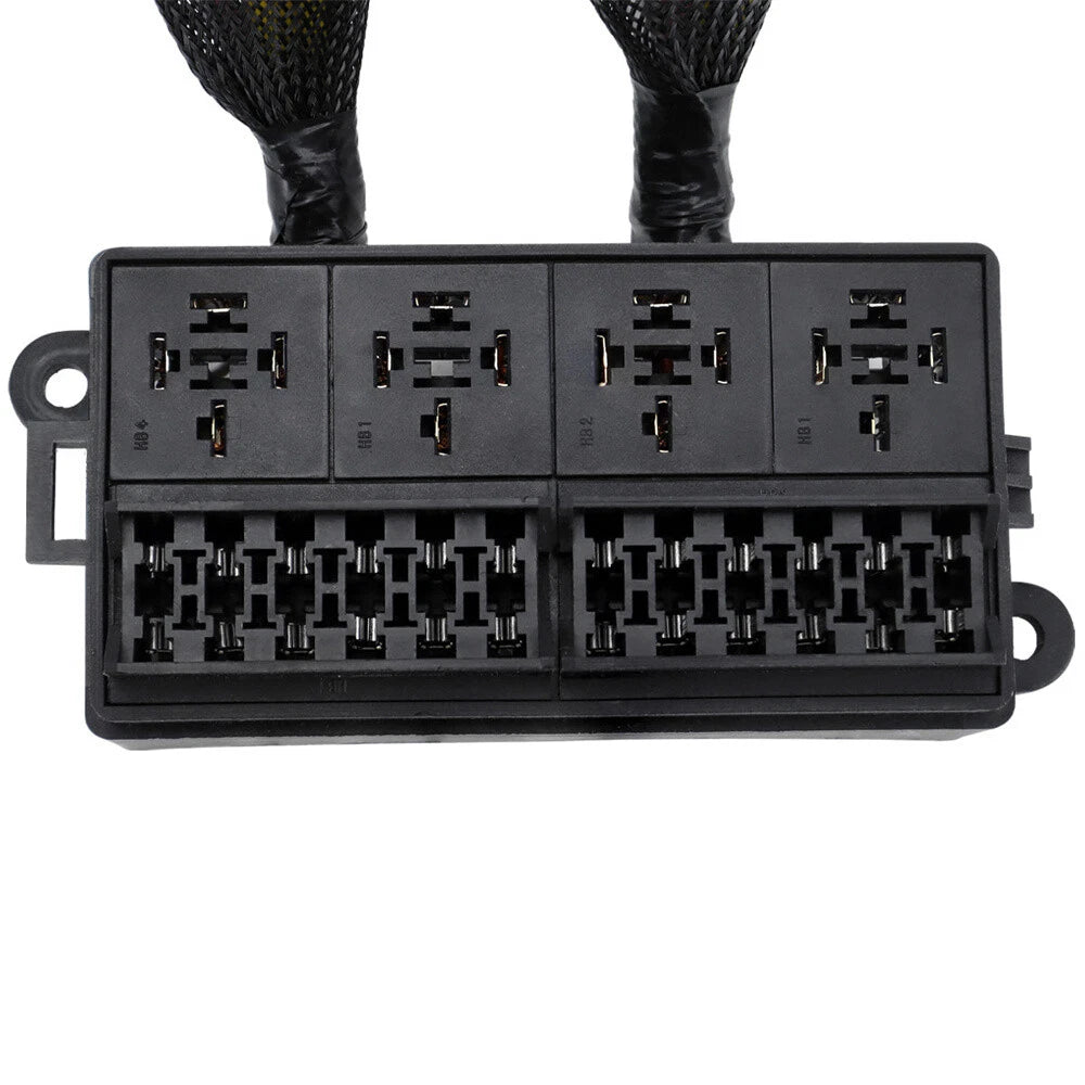 12V Pre-Wired Fuse Relay Box w/ 4 x 40A Relays & 12 Fuses for Car Marine Boat