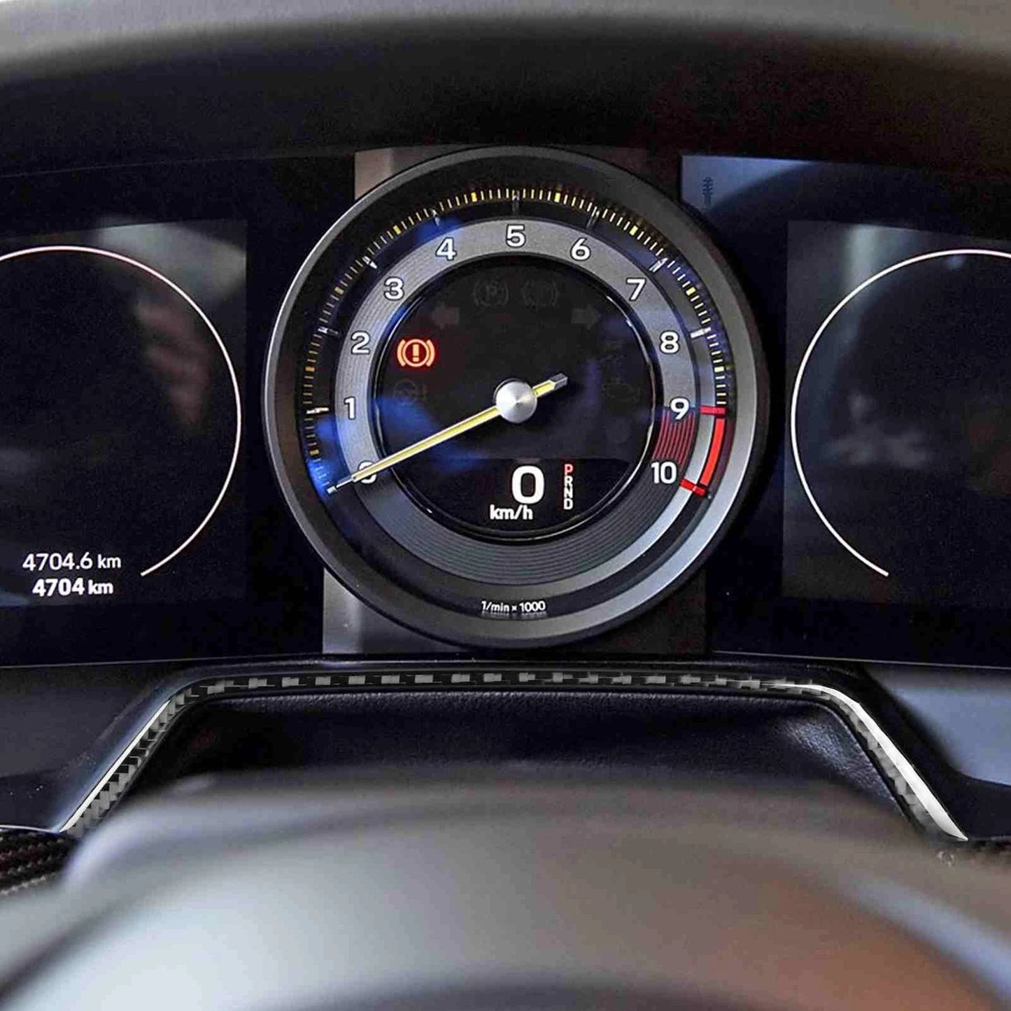 Carbon Fiber Speedometer Frame Trim for Porsche 911 992 2019-2023