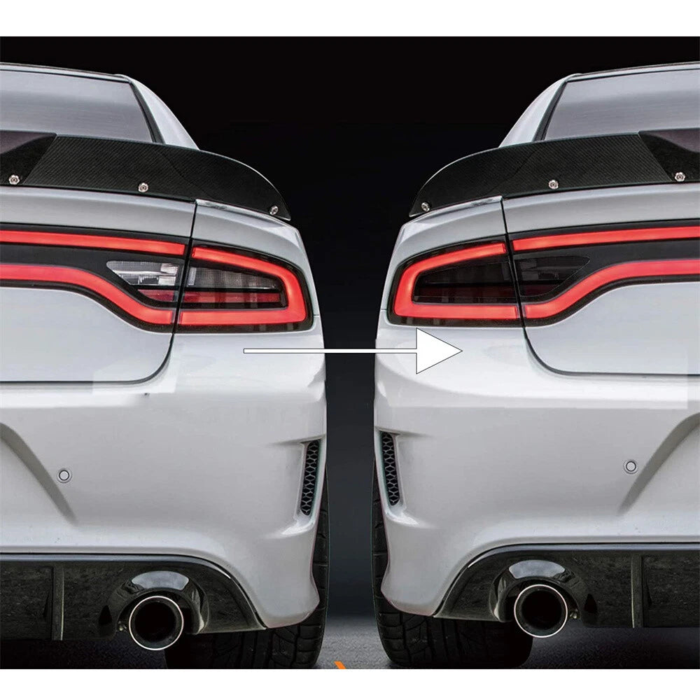 Smoked Rear Tail Light Overlays for Dodge Charger (2015-2023)