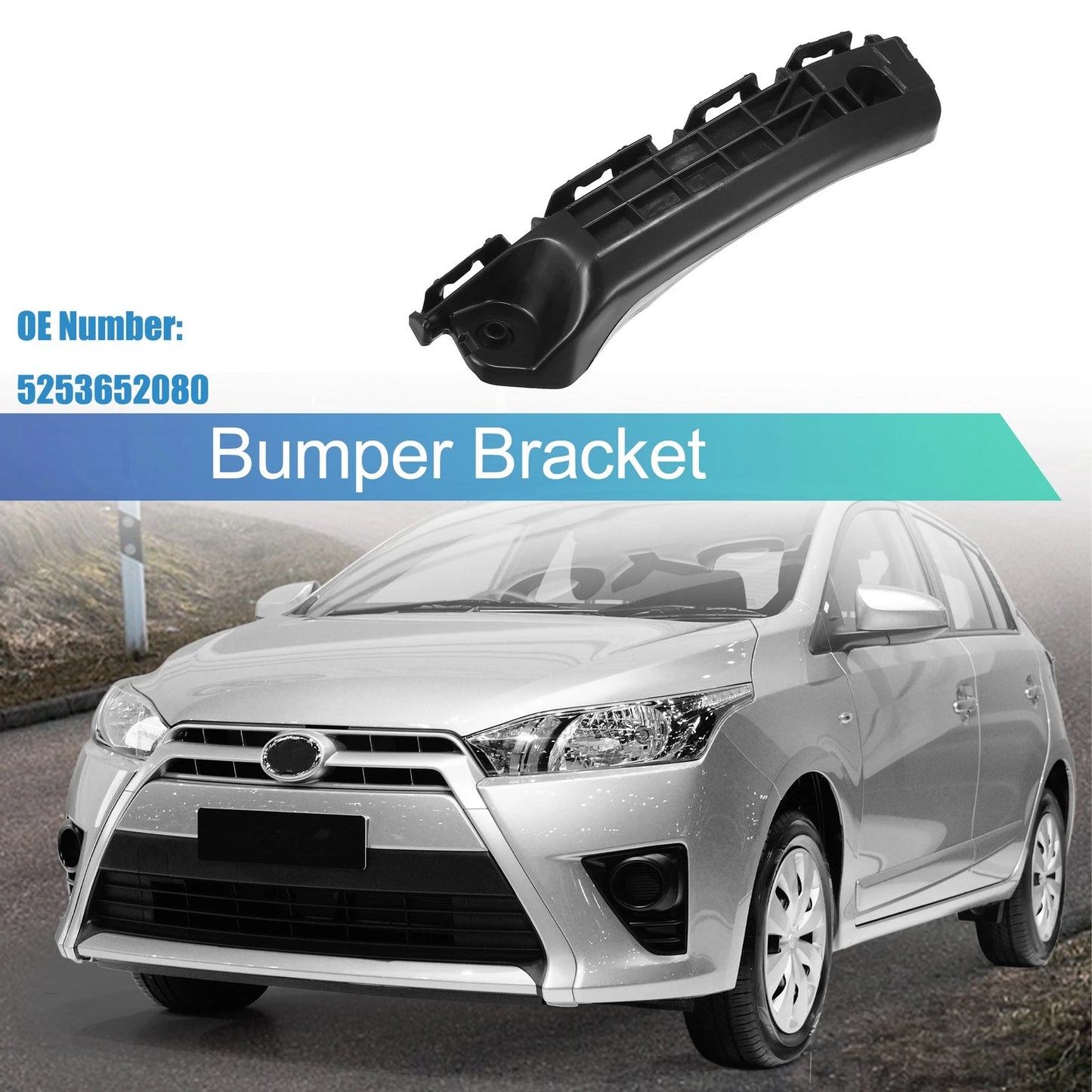 Left Side Front Bumper Bracket for Toyota Yaris (2012–2014)