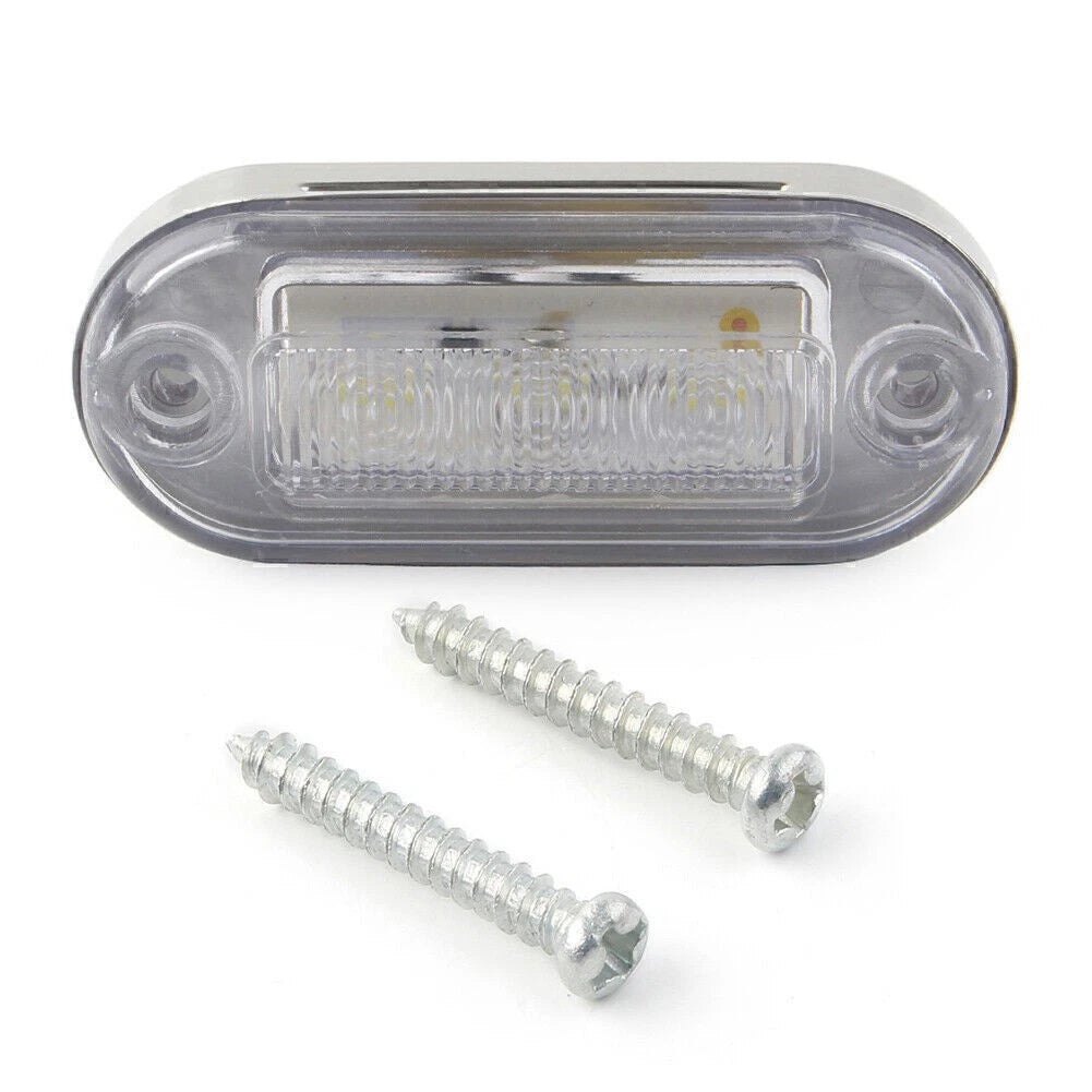 12V Red LED Side Marker Turn Signal Light for Truck Trailer RV Boat