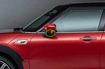 Door View Mirror Cover Red Blue for MINI Cooper F54 F55 F56 (2014-2019)