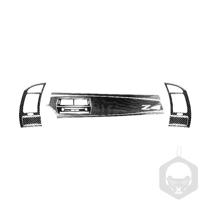 Soft Carbon Fiber Dashboard & Side Air Vent Cover Trim for BMW Z4 E85 2003-2008