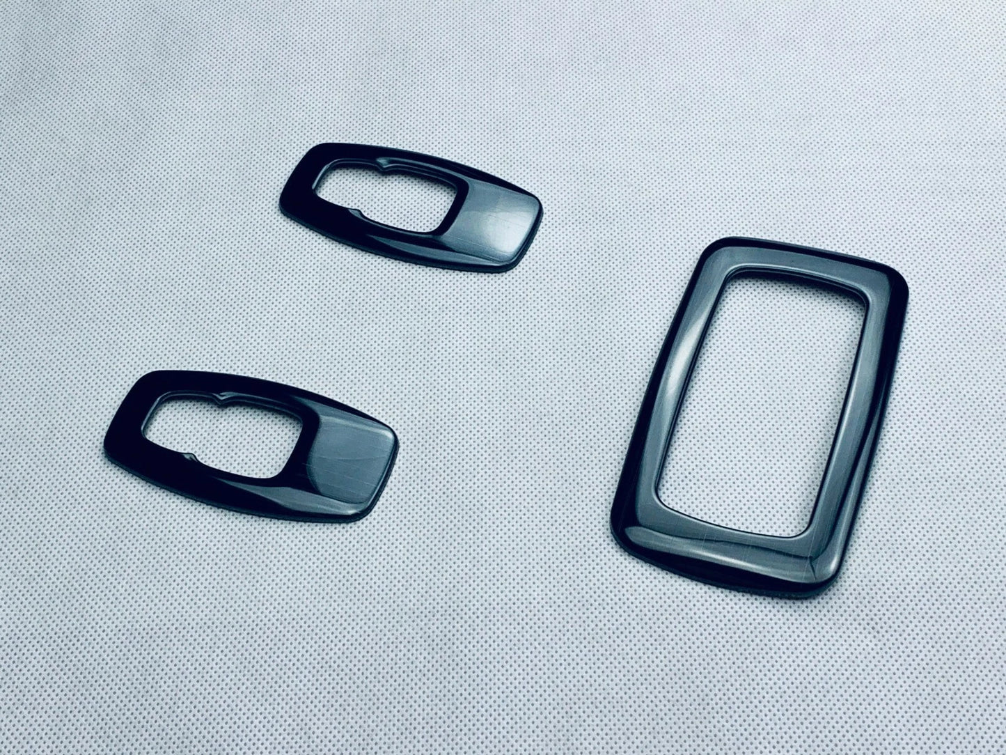 Black Interior Rear Reading Light Cover Trim for Nissan Rogue (2021-2023) 3 x pcs