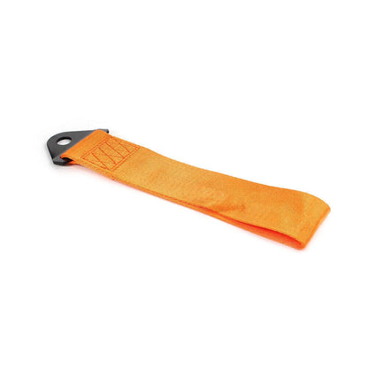 Racing Car Towing Strap for Universal Front/Rear Bumper - Orange