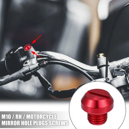 M10 Mirror Hole Plugs Screws Mirrors Caps for Universal M10