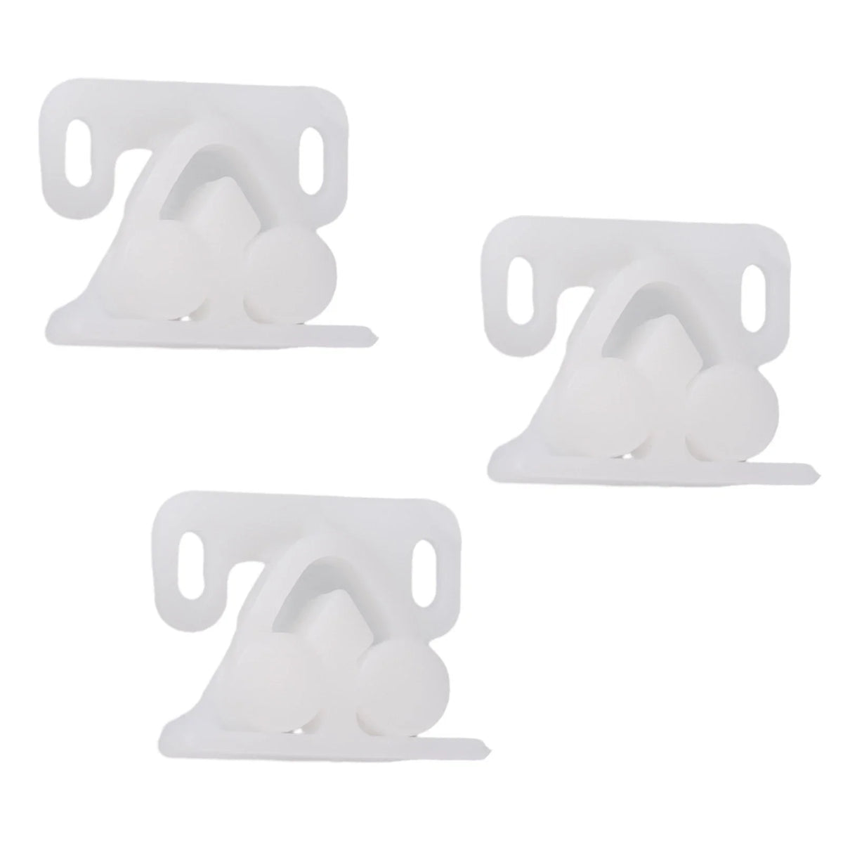 3-Pcs Marine Boat Ball-Catch Door Cupboard Roller Latch ABS Plastic