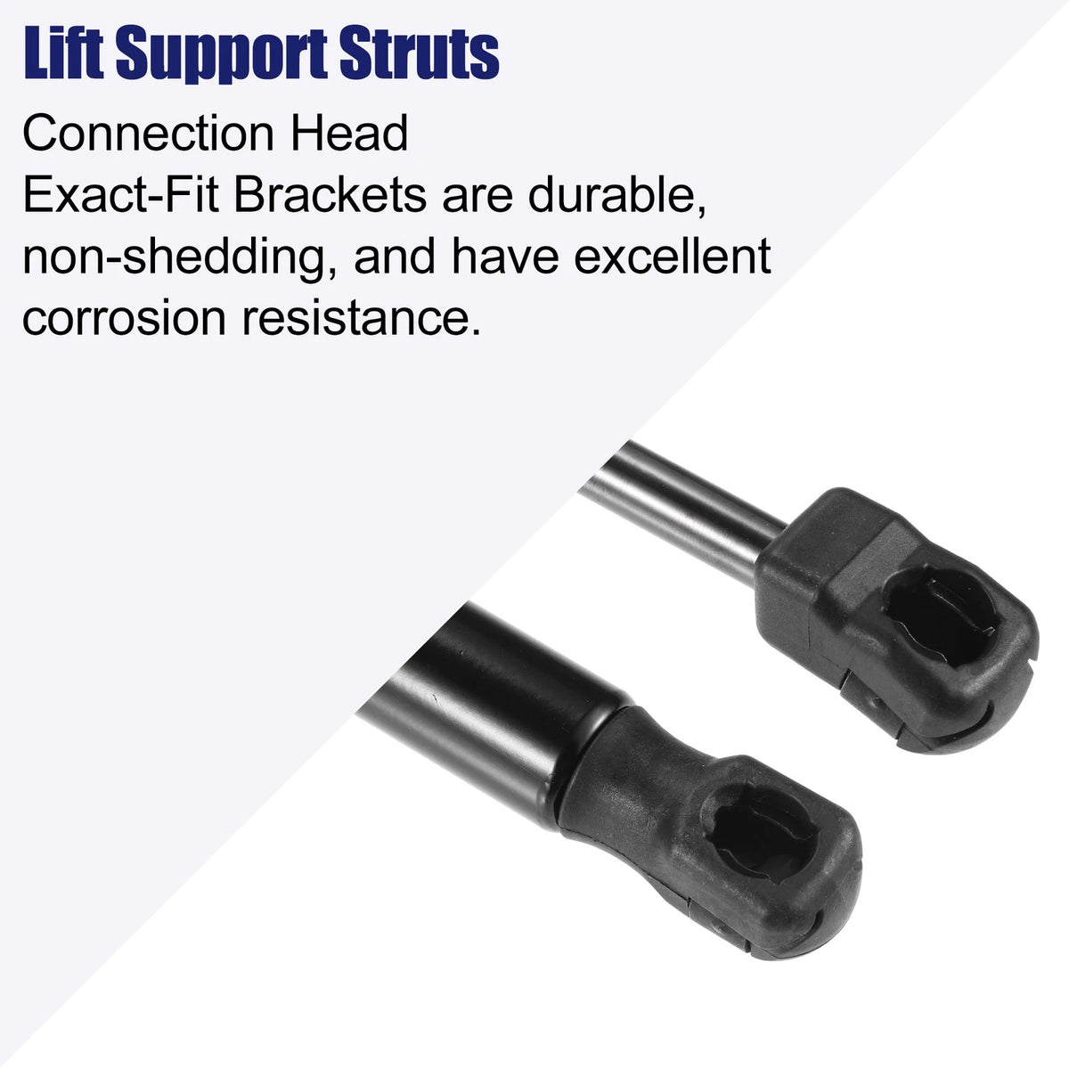Front Hood Lift Support Gas Struts for Chevrolet Malibu Black (2008-2012)