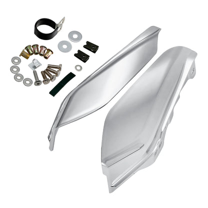 Mid-Frame Chrome Air Deflectors for Harley Road Glide (2017 - 2023)