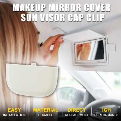 Makeup Mirror Cover Sun Visor Clip for Ford Edge (2015-2023)
