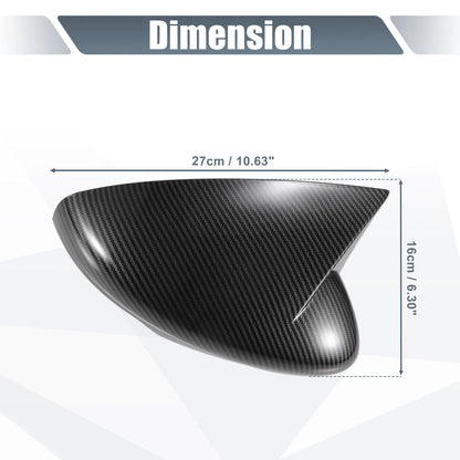 Carbon Fiber Rearview Mirror Cover Overlay for Ford Mustang