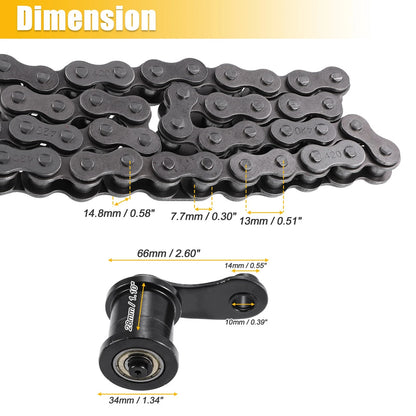 Mini Bike Chain Tensioner Roller for Baja Motorsports MB165
