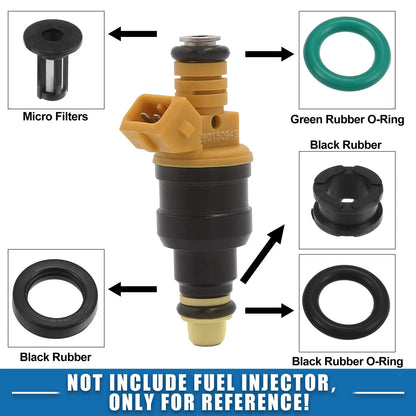 6 x Fuel Injector O Ring Seals for Honda Odyssey Pilot (2001-2004)