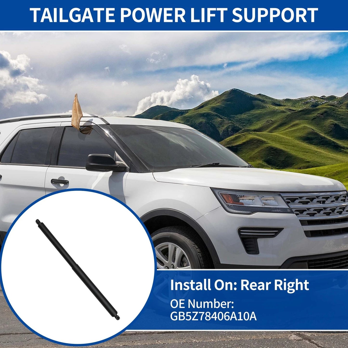 Rear RH Tailgate Lift Support for Ford Explorer (2016-2019)