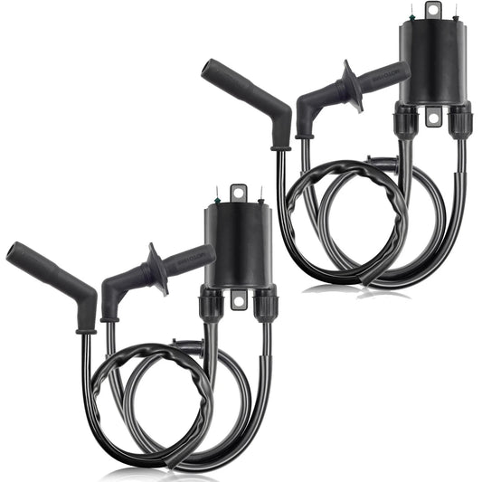 2 x Ignition Coil W Spark Plug Cap for HONDA Shadow Sabre 1100 VT1100C2 (2000–2007)