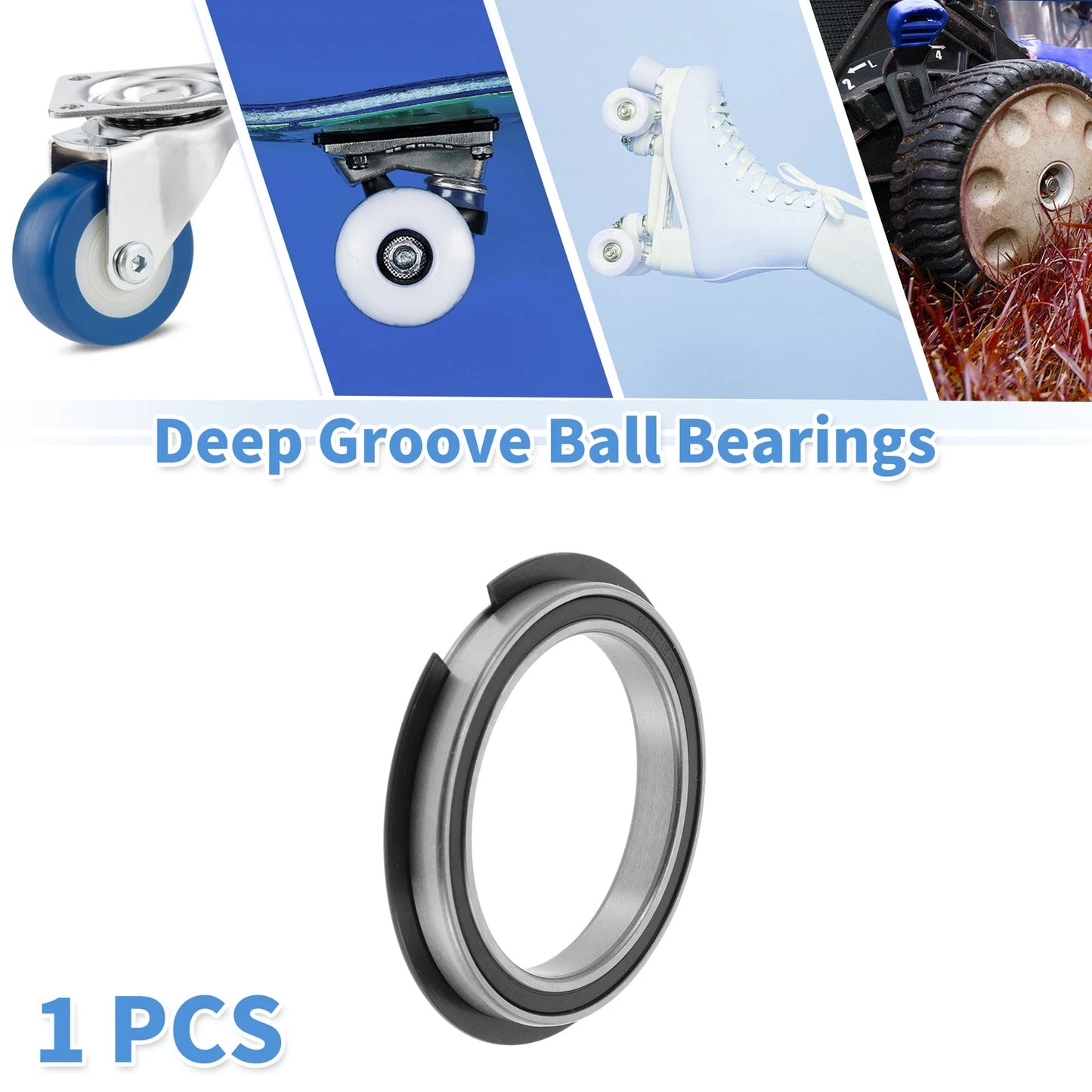 Deep Groove Ball Bearing 40x52x7mm for Scooter Skateboard Wheel