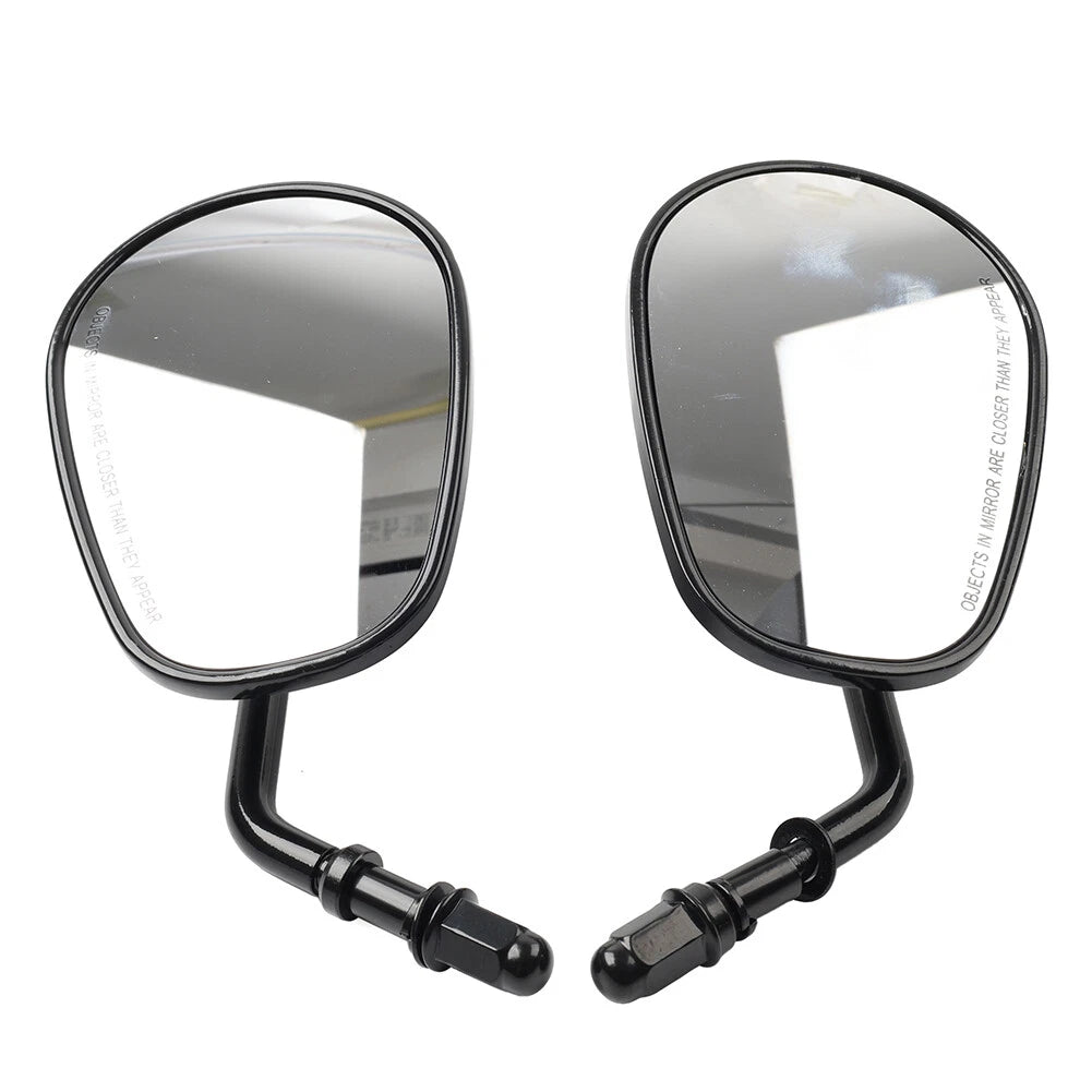 Black Rear View Side Mirrors for Harley-Davidson Sportster XL 1200 883 (2004-2023)
