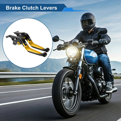 Levers / 2 x Adjustable Short Long / Brake Clutch Levers for Yamaha TMAX560 (2019–2020)