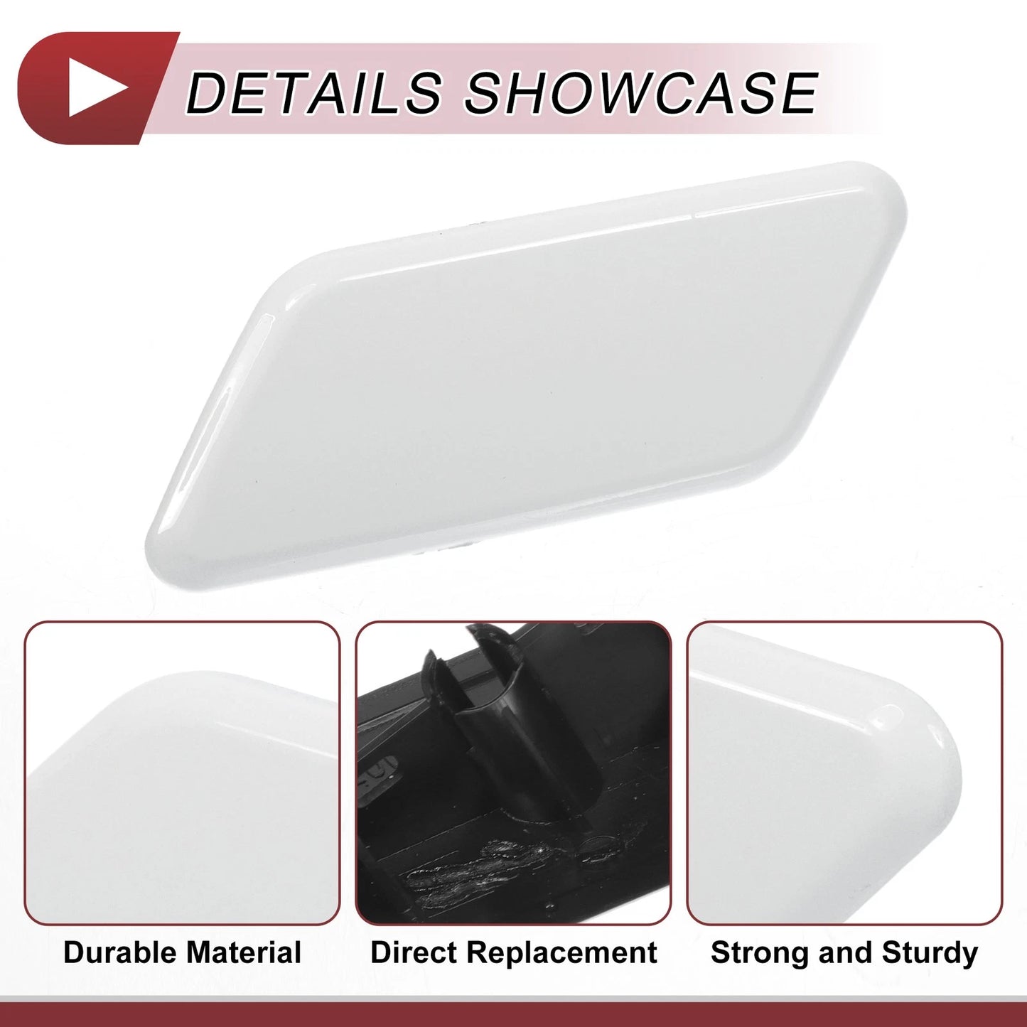 Front Left Washer Nozzle Cover for Subaru Outback (2010-2012)