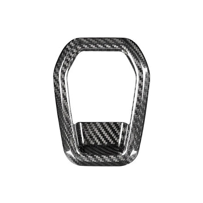 Carbon Fiber Seat Back Handle Cover Trim  for Ford Mustang 2024