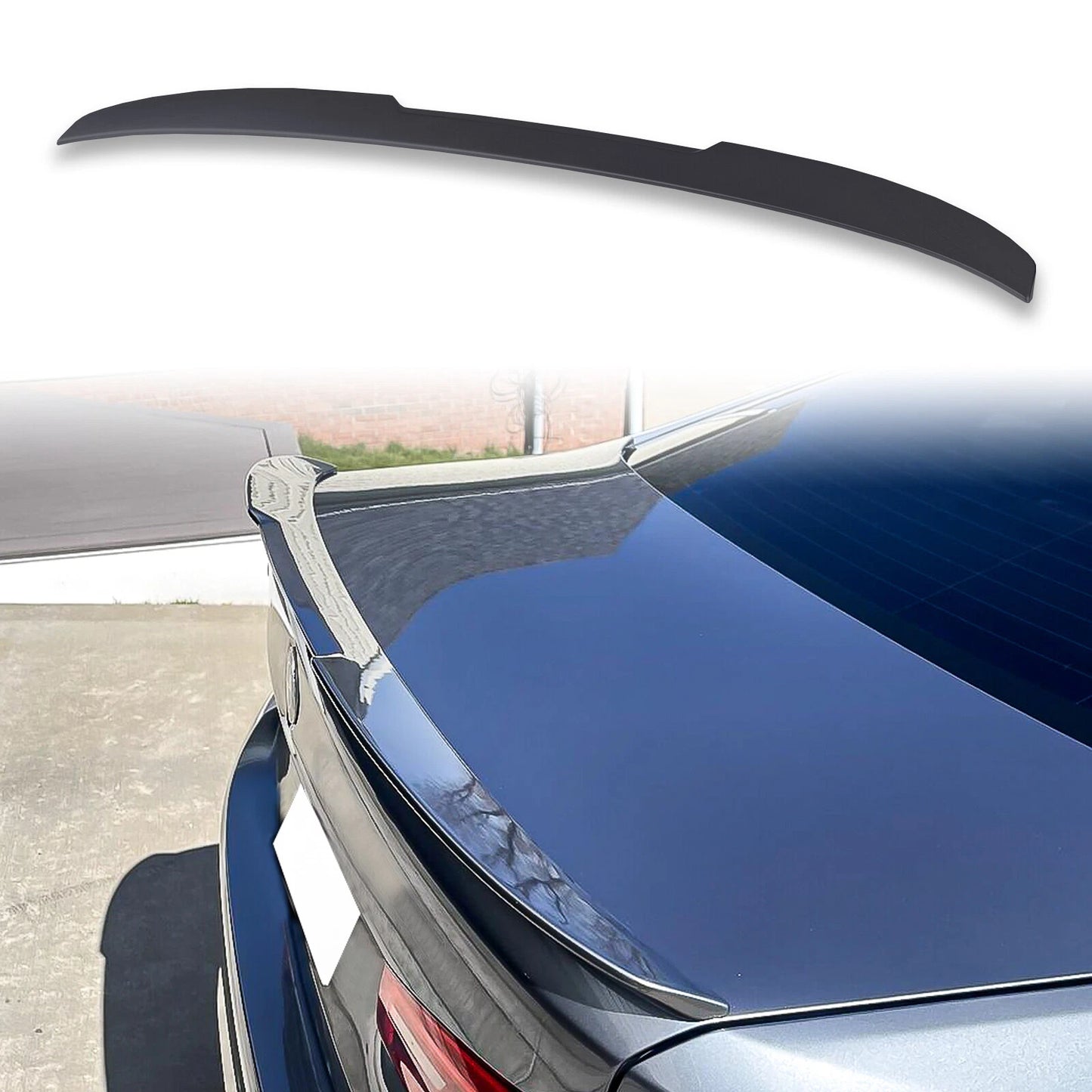 M4 Style ABS Boot Spoiler for BMW 5 Series G30 2017-2023 Sophisto Gray