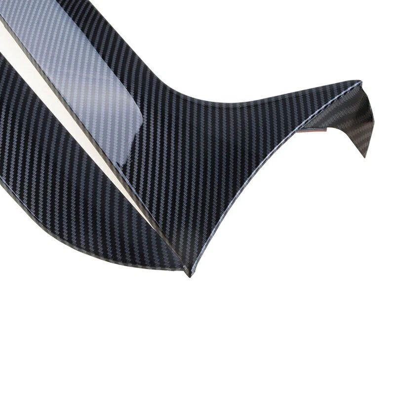 Carbon Rear Window Spoiler Side Wing Cover for Audi A6 C7 Allroad 2012-2018