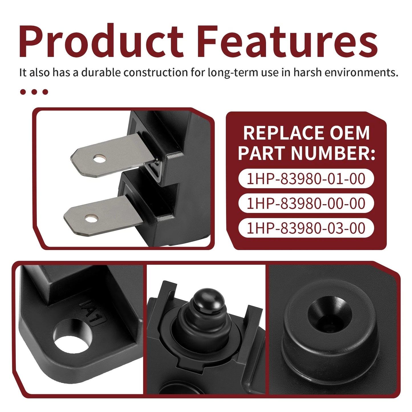 Front Brake Stop Light Switch for Yamaha FJ09/FZ07/FZ09/MT-07/MT-09/YZF R3/R7