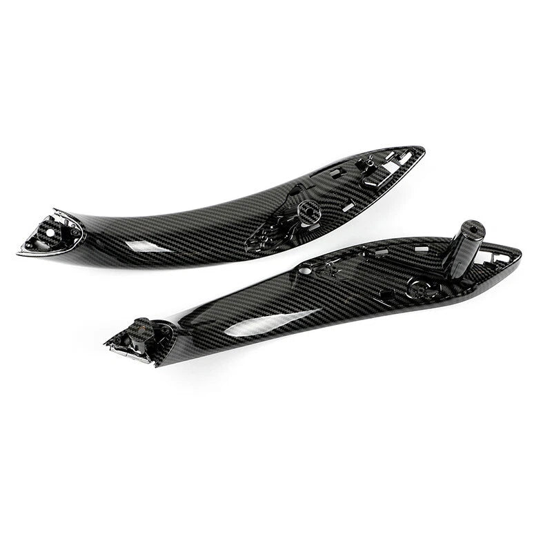 Carbon Style Door Handle Knob Kits Fit For BMW F30 F32 F34 Series 3 4 2013-2018